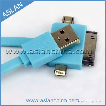 Supplier for USB Cables Multiple Connectors with Mobile Phone (ACM-022-01)